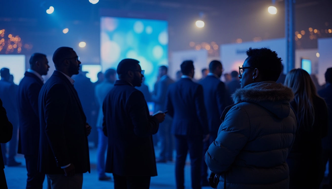 People at a conference
